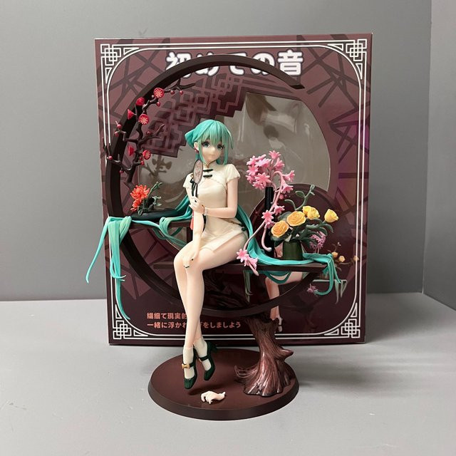 Bandai Miku Anime-Figur, Einzelfigur, 25cm, Grün - Bild 1
