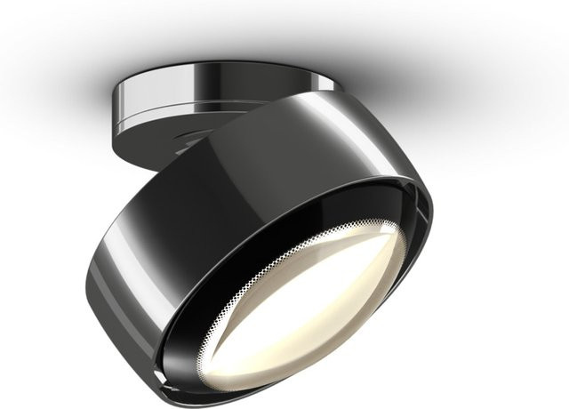 Occhio VOLT LED-Deckenstrahler mit Chrom-Aufbaudose und schwarzer Linse, dimmbar, warmweiß 2700K - Bild 1