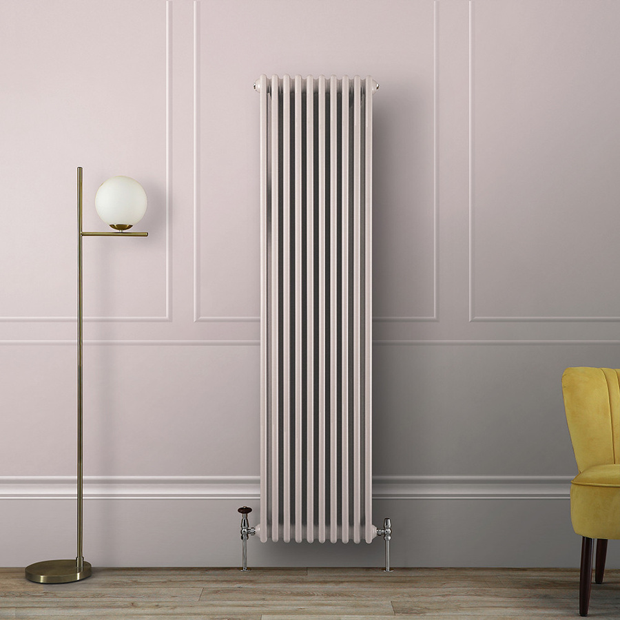 Regent Gliederheizkörper 2-säulig vertikal in Rosa, Höhe: 180 cm, Breite: 47 cm - Bild 1