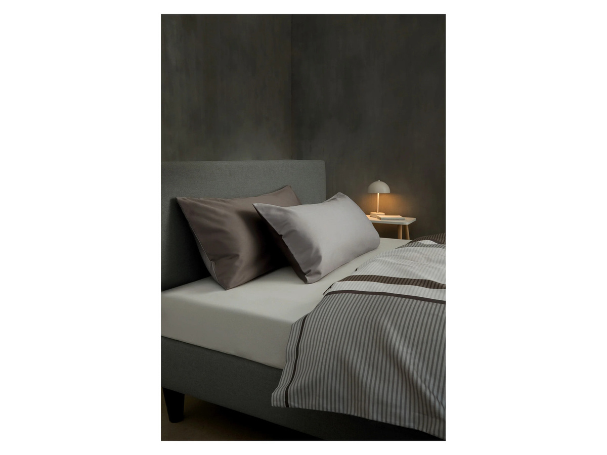 Joop Kissenbezug aus Mako-Satin in Grau, B/H: 40 x 80 cm - Bild 2