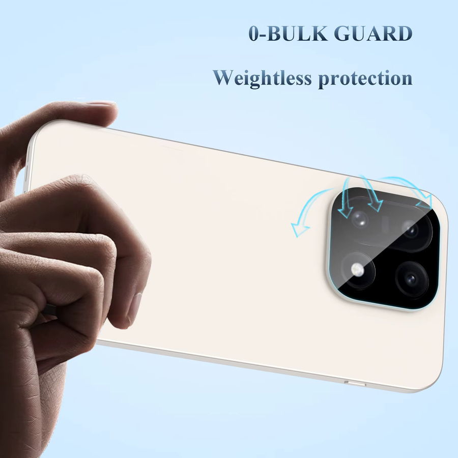 Lereach Kameralinsen-Schutz aus gehärtetem Glas für OnePlus 15 Ace 6, transparent und kratzfest mit selbstpositionierendem Rahmen - Bild 3