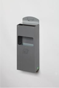 VAR Wandascher WH 51 mit Schild in Silber 0,8 l/4 l - Bild 1