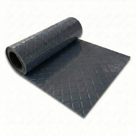 Floordirekt PVC-Bodenbelag Check Quadra in Dunkelgrau mit Quadrat-Optik, rutschfest, B: 110 cm, L: 250 cm