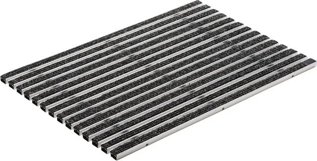 ACO Vario Schuhabstreifermatte Rips in Anthrazit B: 60 cm, T: 40 cm - Bild 1