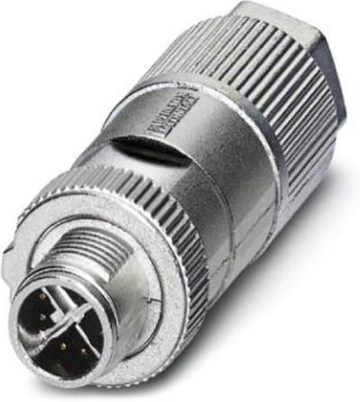 Phoenix Contact 1411044 Sensor-Aktor-Steckverbinder Stecker gerade, 8-polig, silber - Bild 1