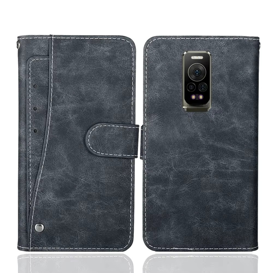 Ulefone Armor Leder-Brieftasche Schutzhülle für 5G Modelle in Braun oder Grau - Bild 1