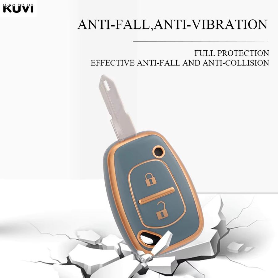 Kuvi TPU Auto Remote Key Case Cover Shell für Renault Movano Trafic Kangoo und Opel Vivaro Vauxhall - Bild 2