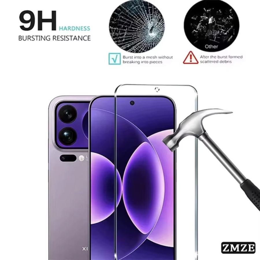 3er-Pack Displayschutz aus gehärtetem Glas für Xiaomi 17 Pro, 17 Pro Max und 17 Ultra, transparent und kratzfest - Bild 3