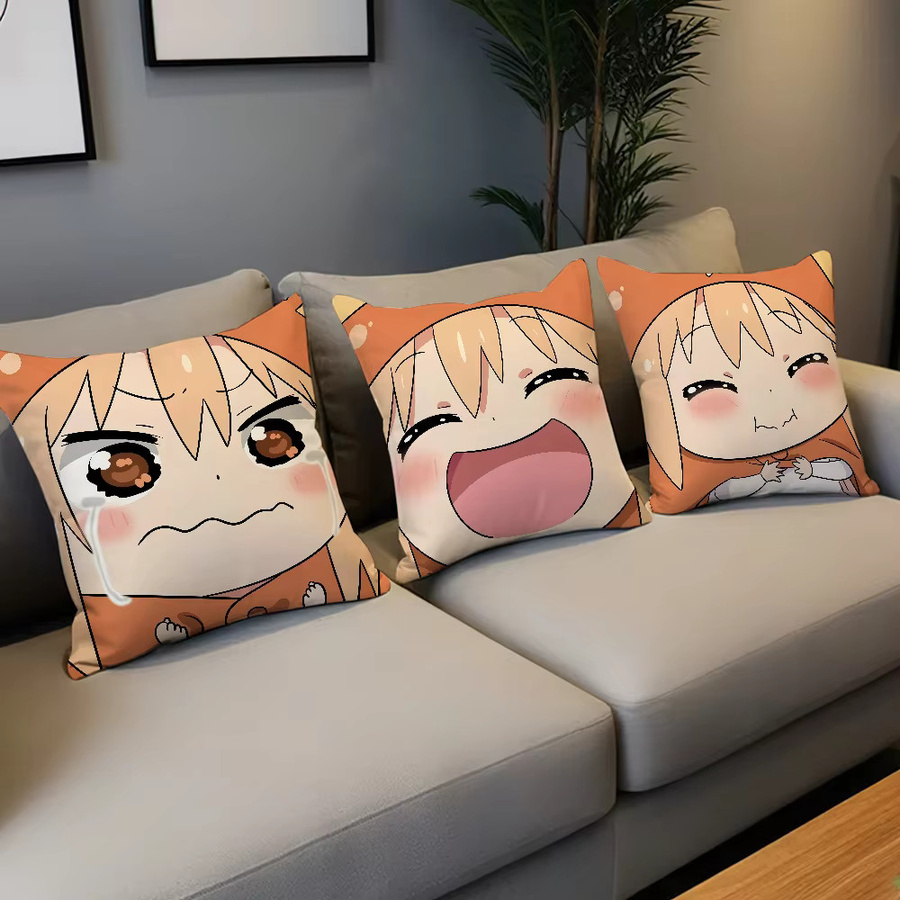 Sanrio Chibi Kawaii U-Maru Chan Kissenbezug im Anime-Design für Sofa und Wohnzimmer - Bild 4