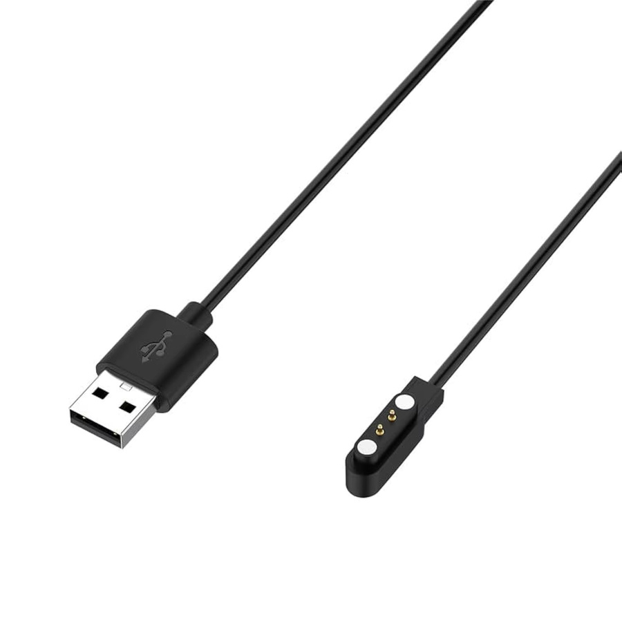 3Plus Smartwatch-Ladegerät, magnetisches Ladekabel, Silikon, Schwarz, Unisex - Bild 2