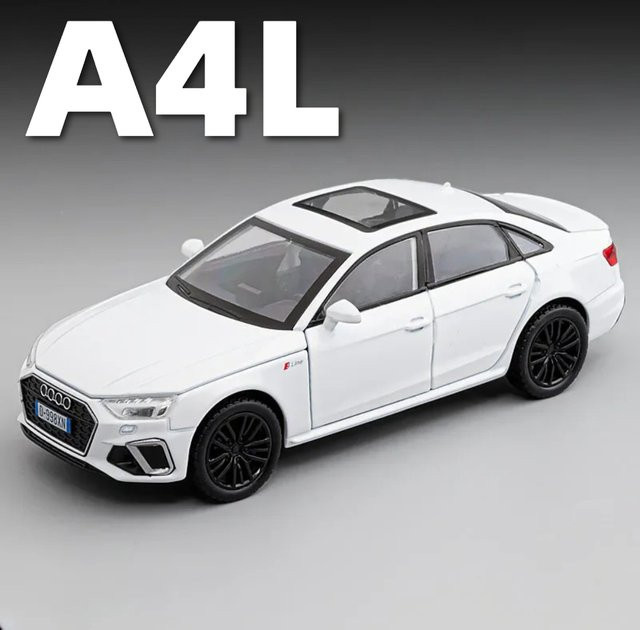 MAKEDA A4 RS7 Automodell, Maßstab 1:32, Metall, Licht und Sound - Bild 1