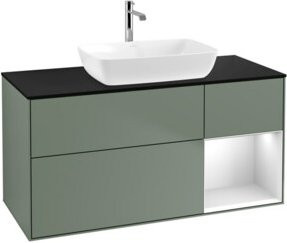 V&B Waschtischunterschrank Finion in Weiß lackiert, Breite: 120 cm, Tiefe: 50,1 cm, Höhe: 50,1 cm - Bild 1