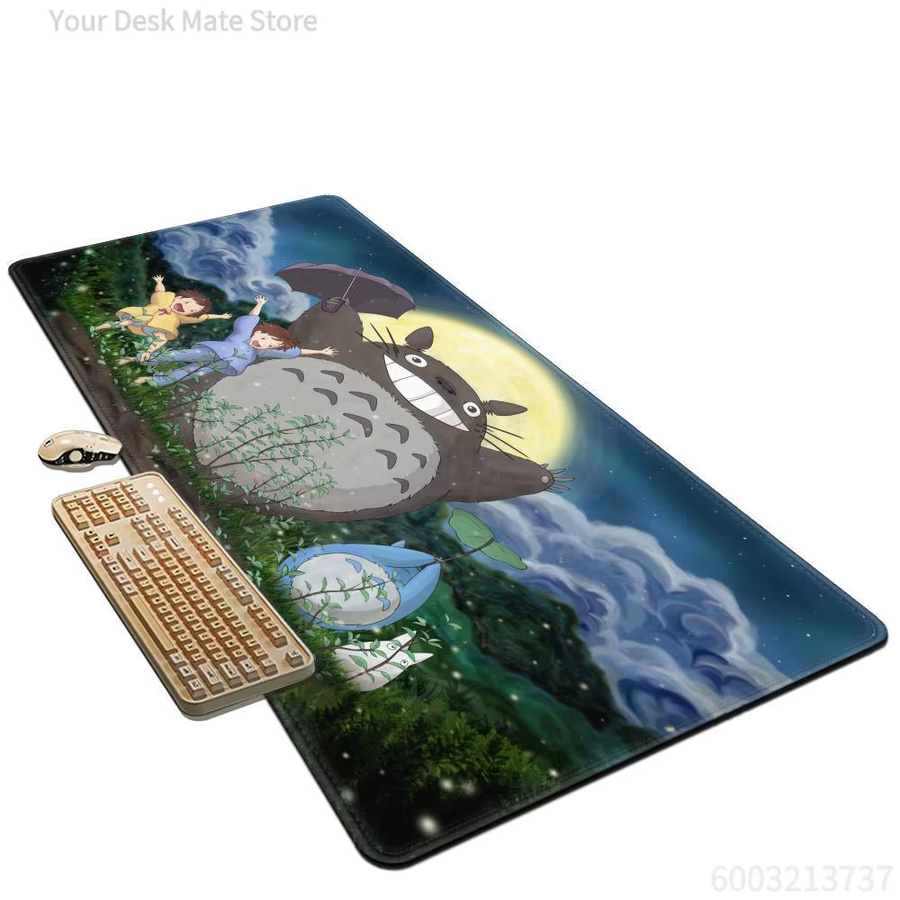 Bandai Anime Kawaii Mauspad mit T-Totoro Motiv in Multicolour, große rutschfeste Schreibtischunterlage für Büro und PC - Bild 3