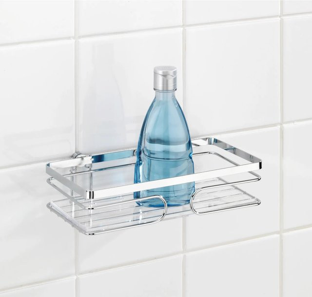 Wenko Wandablage Premium aus Edelstahl in Silber glänzend - Bild 1
