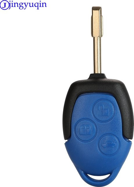 Jingyuqin 10er Set Schlüsselgehäuse für Ford Transit Connect mit 3 Tasten in Blau - Bild 1