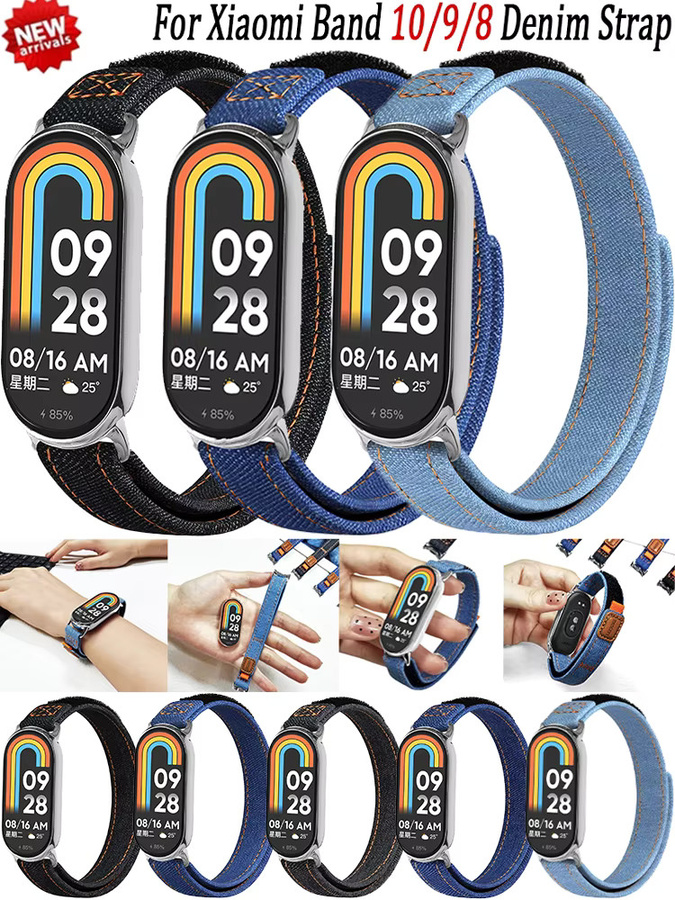 Xiaomi Uhrenarmband Denim, blue, Damen - Bild 6