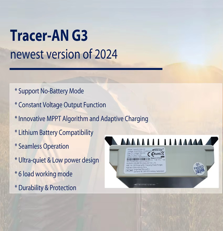 EPEVER TracerANG MPPT Solarladeregulator mit WIFI 2.4G Mobile App für 12V/24V - Bild 6