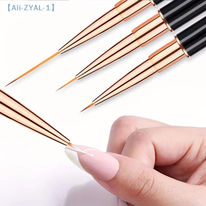 JETTING Nail Art Pinsel, 5 Stück, doppelseitig, Liner und Detailpinsel - Bild 3