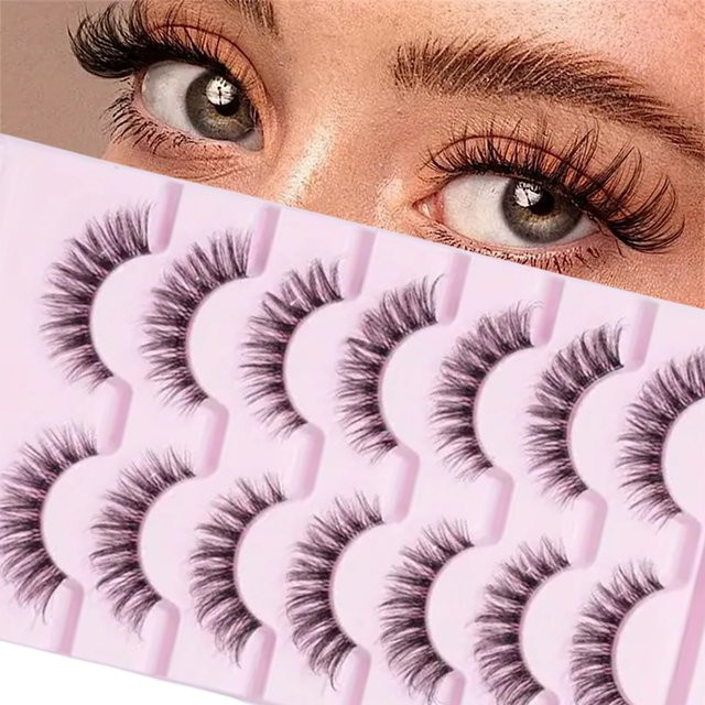 LIMEIKAI Künstliche Wimpern, Black, Unisex - Bild 1