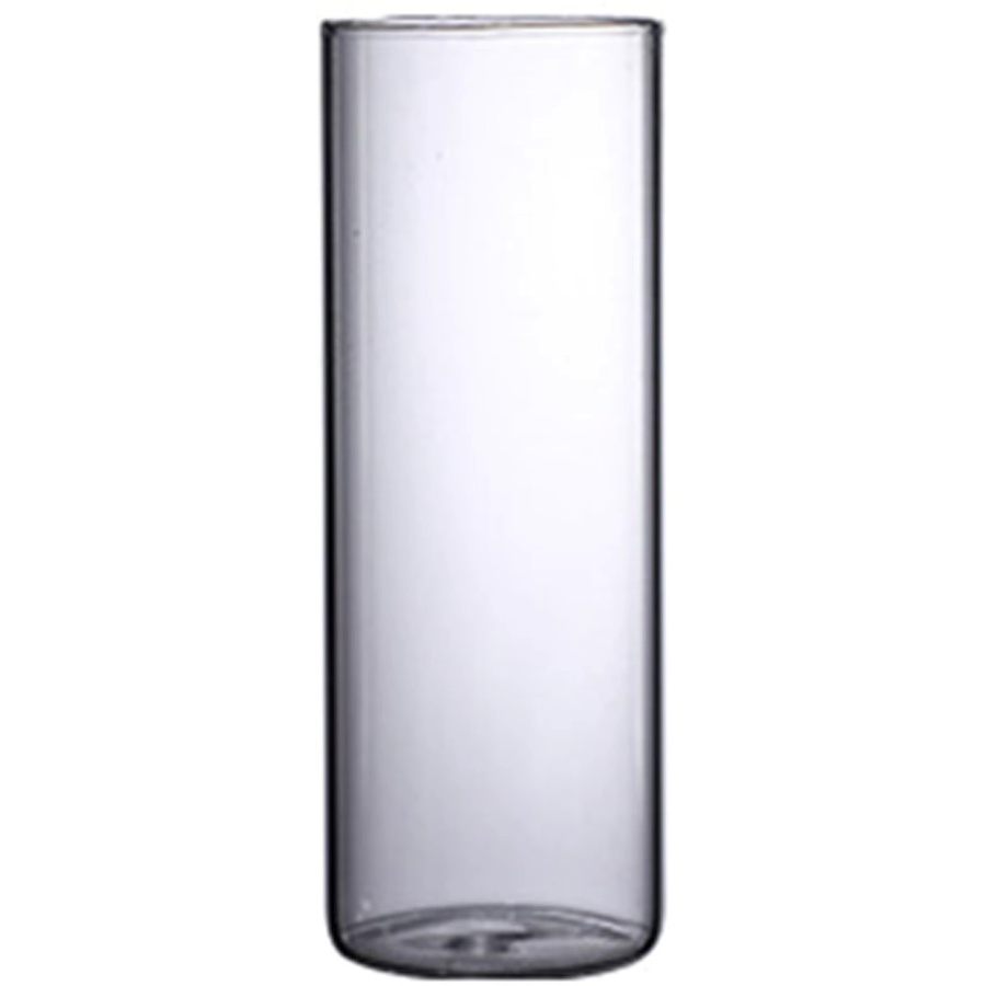 Moderne hydroponische Zylinder-Blumenvase aus Glas in Transparent für Home Office und Hochzeitsdekoration, Höhe: 10,0 cm, Durchmesser: 5,5 cm - Bild 3