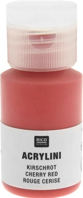 Rico Design Acrylini Acrylfarbe in Kirschrot - Bild 1