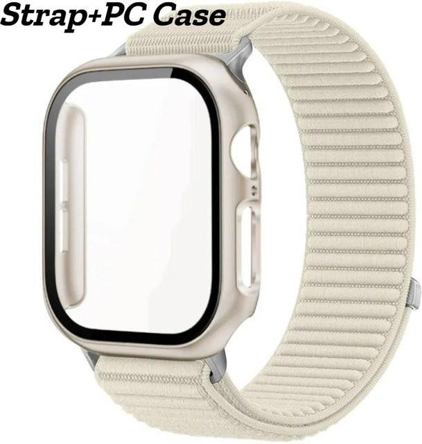 CHIICSMART Uhrenarmband Nylon, Weiß, Unisex - Bild 1
