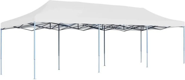vidaXL Pop-Up Partyzelt faltbar in Weiß aus Oxford-Gewebe mit PVC-Beschichtung B/T/H: 9 x 3 x 3,15 m - Bild 1