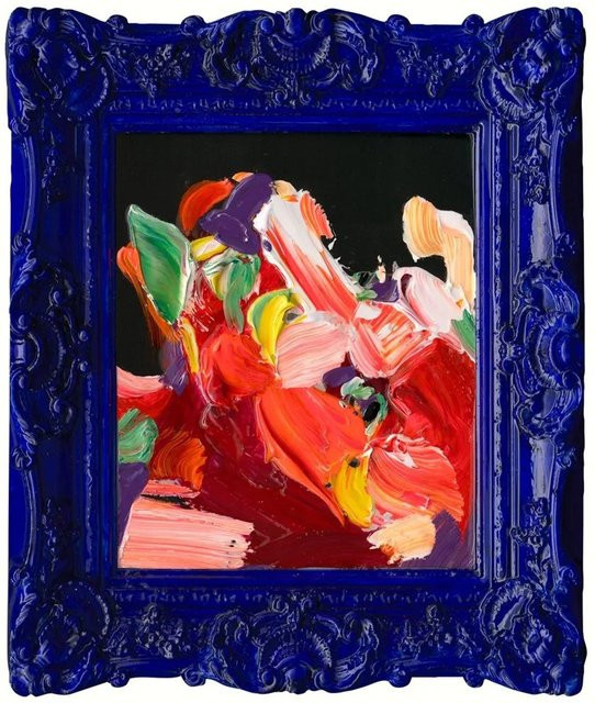 Art Universe Leinwandbild Barock En Vogue in Bunt und Blau, Breite: 43 cm, Höhe: 38 cm - Bild 1
