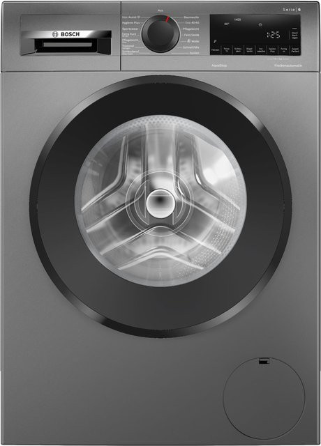 Bosch Waschmaschine Serie 6 WGG244ZR10 Frontlader in Grau/Schwarz, 9 kg, 1400 U/min - Bild 1