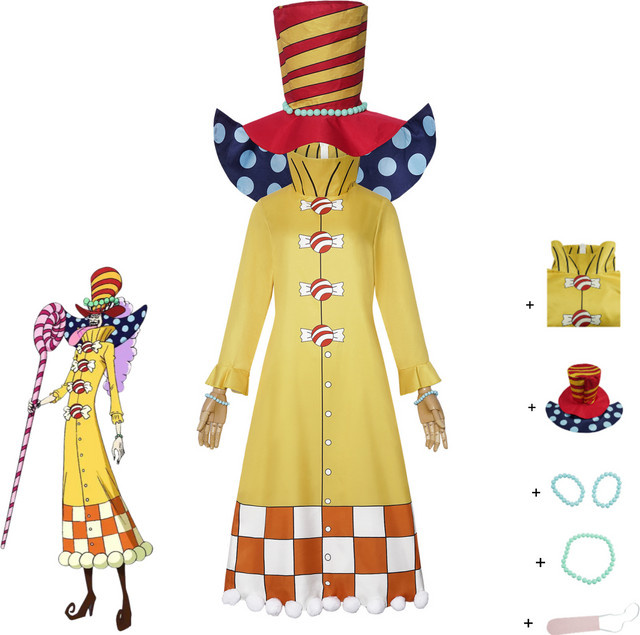 AESMT Charlotte Perospero Cosplay Kostüm, Gelbe Robe, Unisex - Bild 1