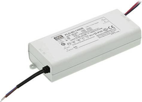 Mean Well PLD-60-2000B LED-Treiber Konstantstrom 60W 2A 18 - 30 V/DC Weiß - Bild 1