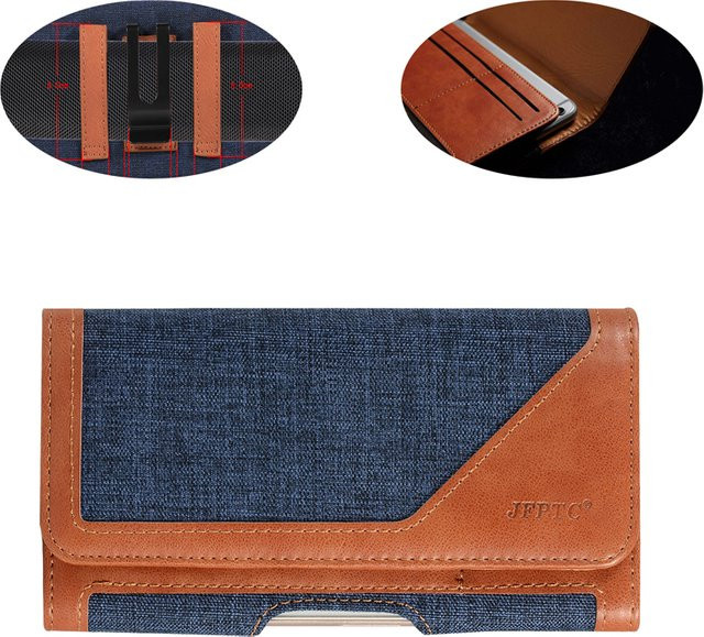 Universal Handy Tasche FaLi Qisubao Holster für Samsung Galaxy S26 Ultra S25 Ultra S25FE S24 Ultra A56 A36 A26 und iPhone in Schwarz oder Blau - Bild 1