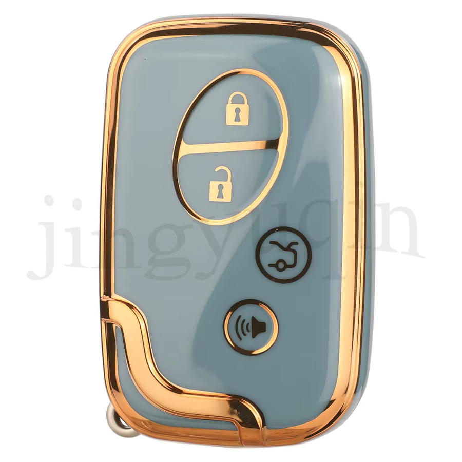 Jingyuqin Soft TPU Auto Smart Key Schutzhülle für Lexus in Grau - Bild 2