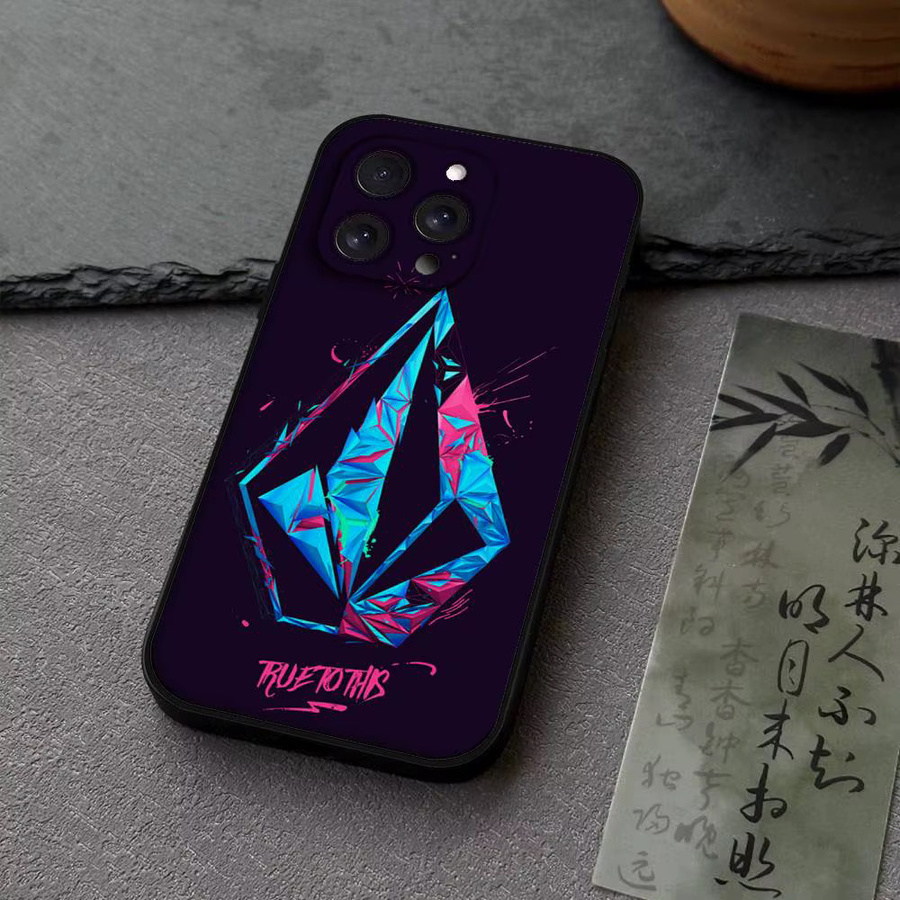 Volcom Logo Handyhülle aus weichem Silikon für iPhone Modelle in Matt-Optik - Bild 2