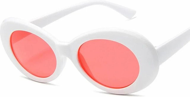 Yiran bag Sonnenbrille Oval, Damen, Vollrand, Kunststoff, Weiß Schwarz - Bild 1