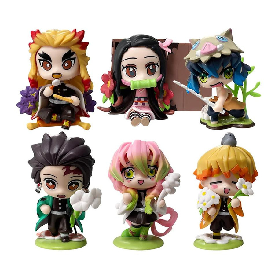 Yiran toy 1 Kimetsu no Yaiba Tanjiro Kamado Nezuko Figur Blind Box - Bild 2