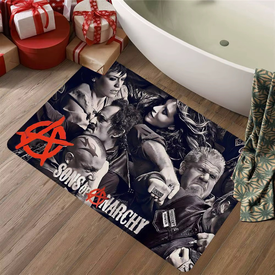 Potdemiel Bodenmatte Sons Of Anarchy, rechteckig, rutschfest und wetterfest, mehrfarbig, B/T: 60,0 x 40,0 cm - Bild 4