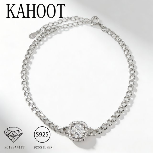 KAHOOT Kettenarmband, 925 Silber, Moissanit - Bild 1