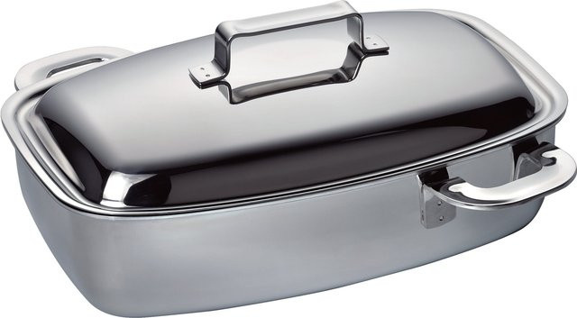 Bosch Bräter HEZ390010 aus Edelstahl in Silber, rechteckig - Bild 1