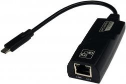 Exsys EX-1318 Netzwerkadapter USB 3.1 Gen 1 auf Gigabit Ethernet LAN in Schwarz - Bild 1