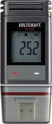 Voltcraft DL-200T Temperatur-Datenlogger in Schwarz mit PDF-Funktion für Messbereiche von -30 bis +60°C - Bild 1