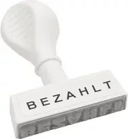 WEDO Textstempel in Weiß - Bild 1