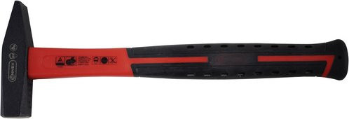 Connex Schlosserhammer mit Glasfaserstiel in Rot und Schwarz, 0,3 kg - Bild 1