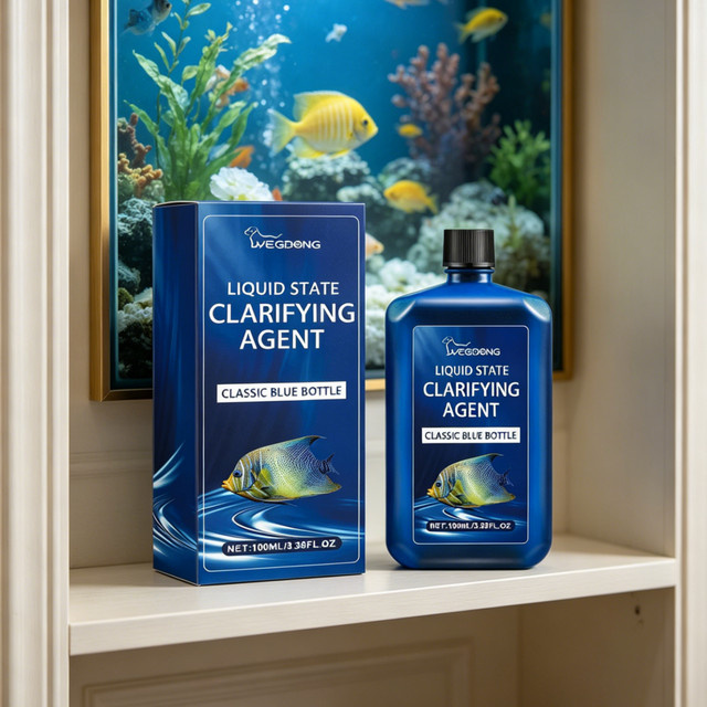 YEGBONG Aquarium Wasserklärer zur Verbesserung der Wasserqualität und Hemmung von Algenwachstum in Blau - Bild 1