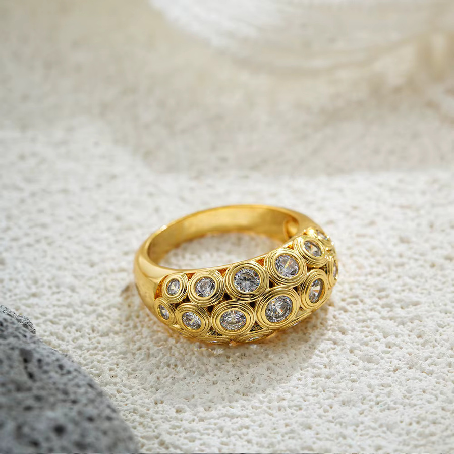 amofa Ring, Gold, Zirkonia, Damen - Bild 4