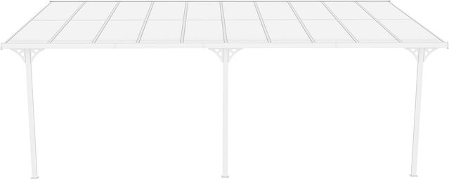 Westmann Alu-Terrassenüberdachung Bruce 617 in Weiß, B/T/H: 617 x 300 x 270 cm - Bild 1