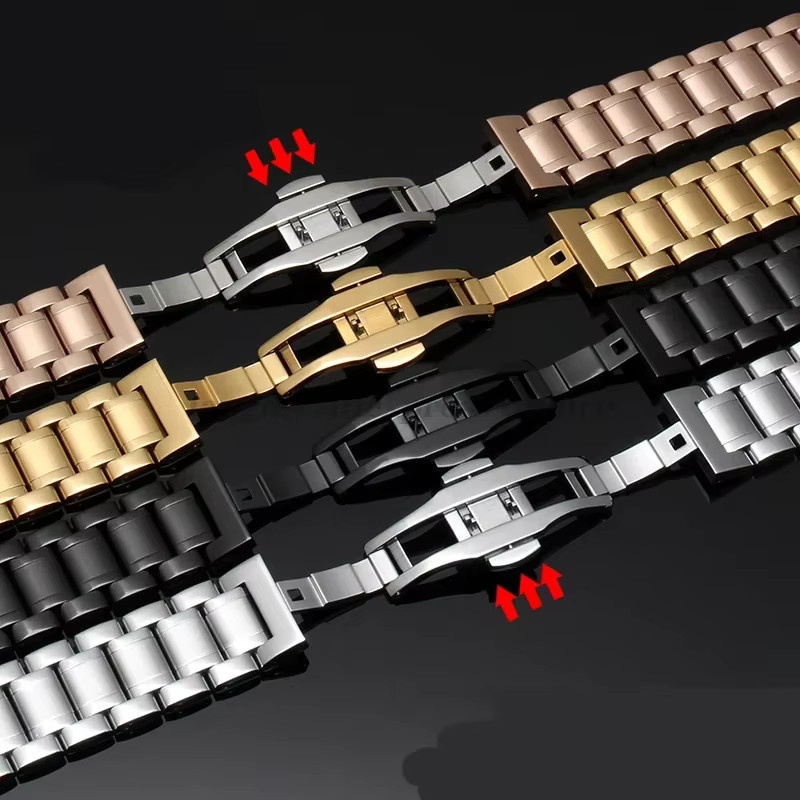 Uhrenarmband Edelstahl, 12–30 mm, Unisex - Bild 3