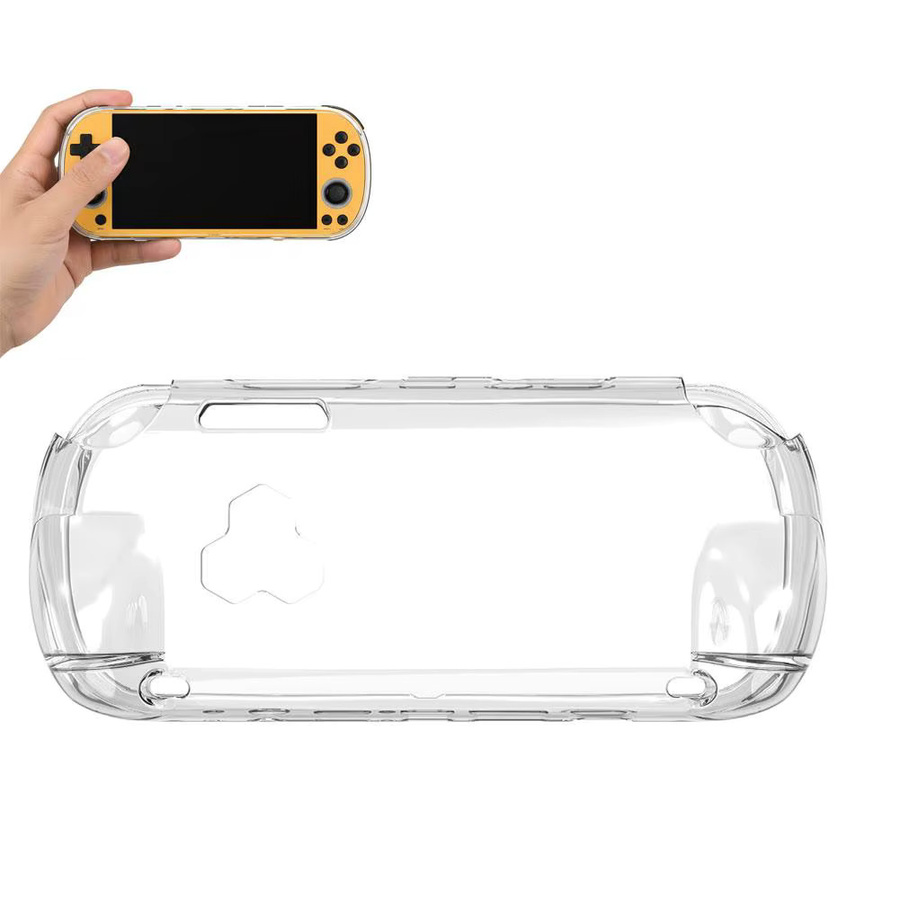 TRIMUI Schutzhülle für TRIMUI Smart Pro S aus weichem TPU in Transparent mit stoßfestem Griff - Bild 3