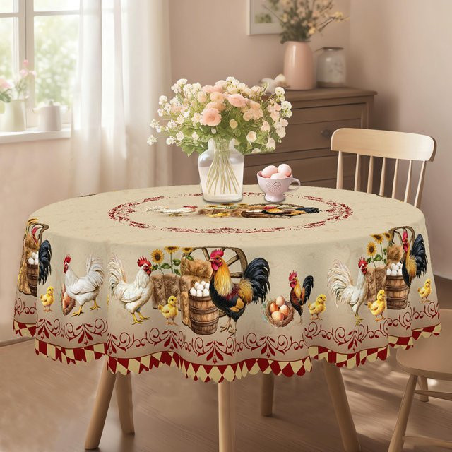 Wasserdichte rechteckige Tischdecke von JMG Household Supplies mit USA Flaggen-Design in Rot, Blau und Beige, B/T: 140 x 180 cm - Bild 1
