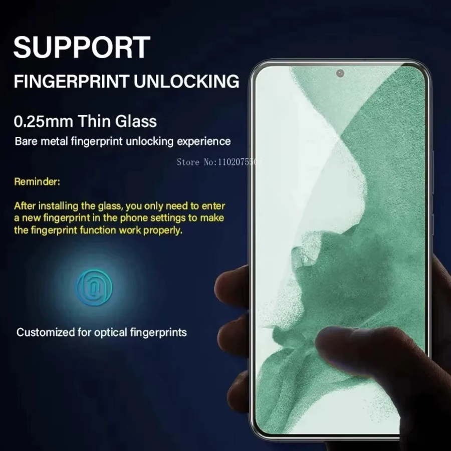 2er-Pack Gehärtetes Glas Screen Protector Transparent für Samsung Galaxy A13 A15 A23 A34 A35 A53 A55 A72 A73 A90 5G - Bild 2
